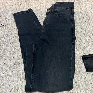 Topshop Jamie jeans 26X30 black skinny jeans